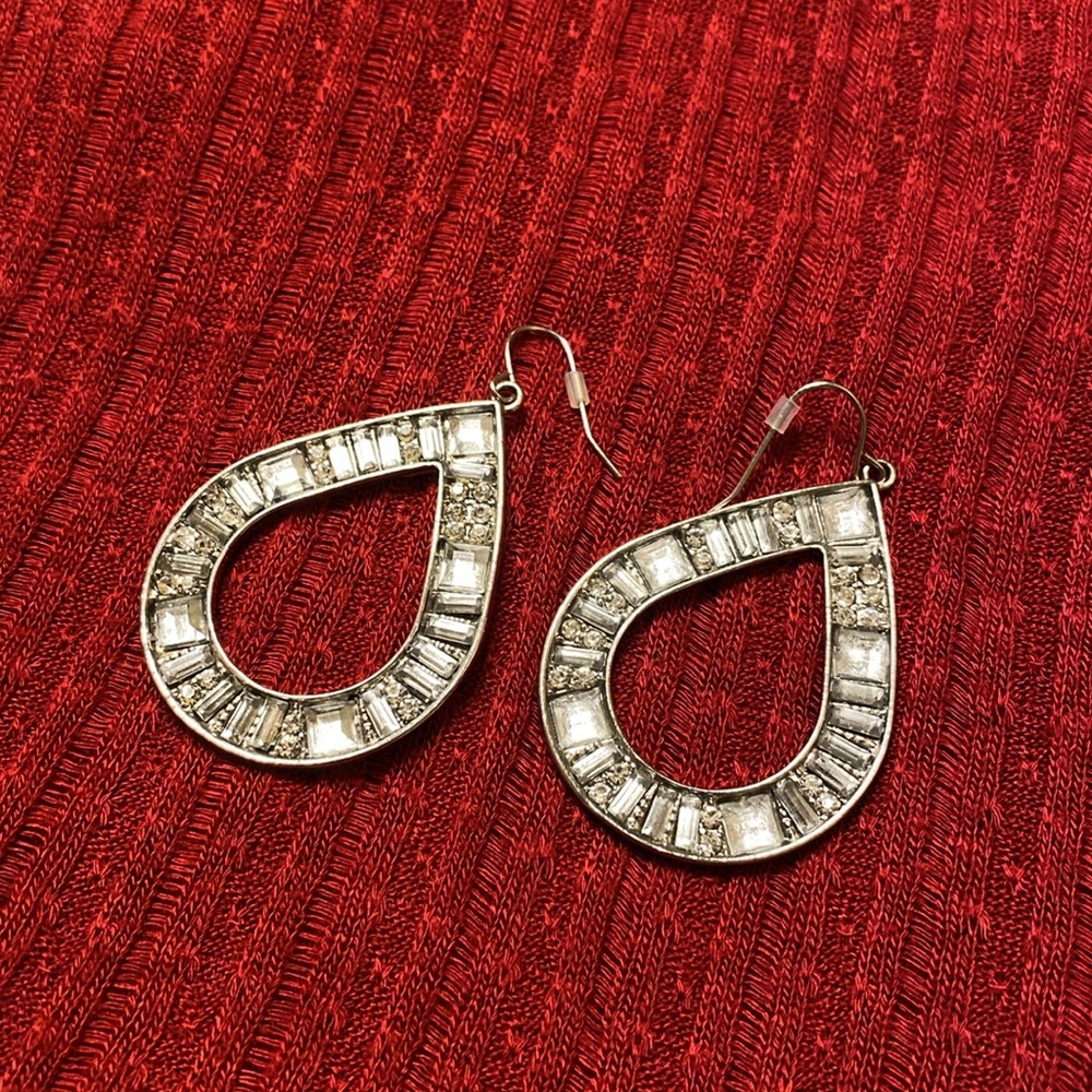 Buckle Silver Earrings